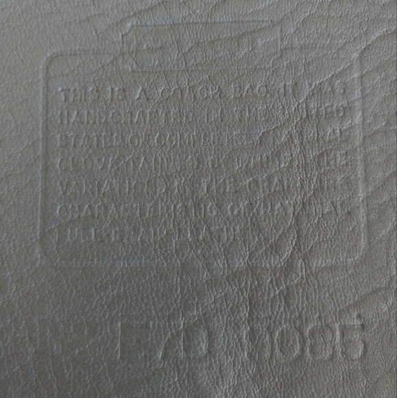 Coach #9085 "Duffle Sac" in Rare Periwinkle Leather, Made in the USA 1997. - Picture 8 of 12